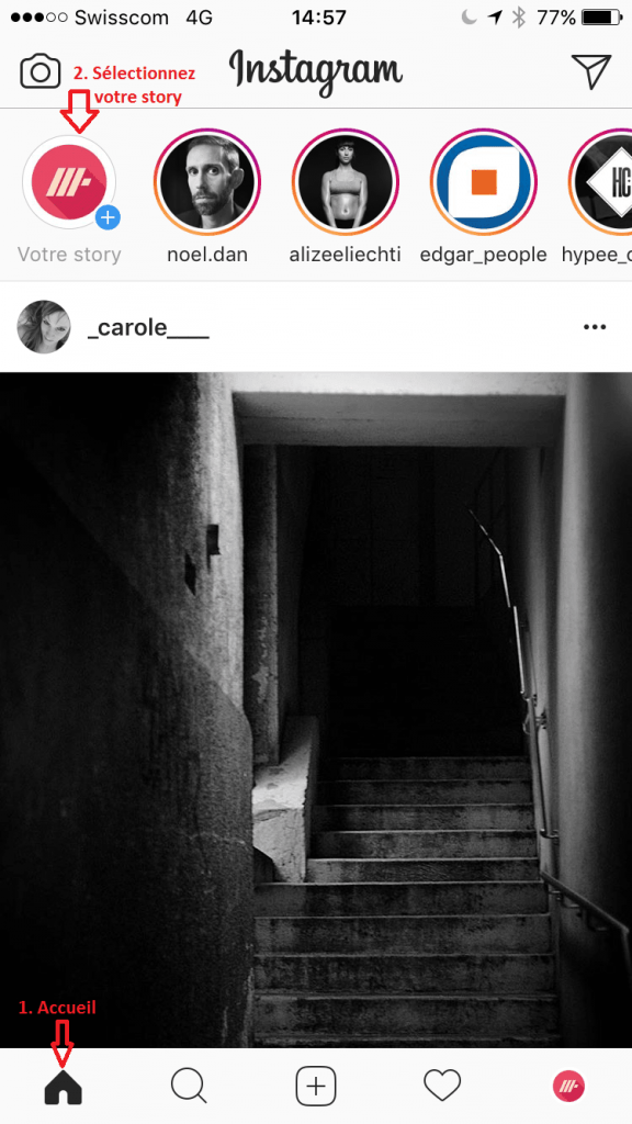 Instagram Comment créer vos stories