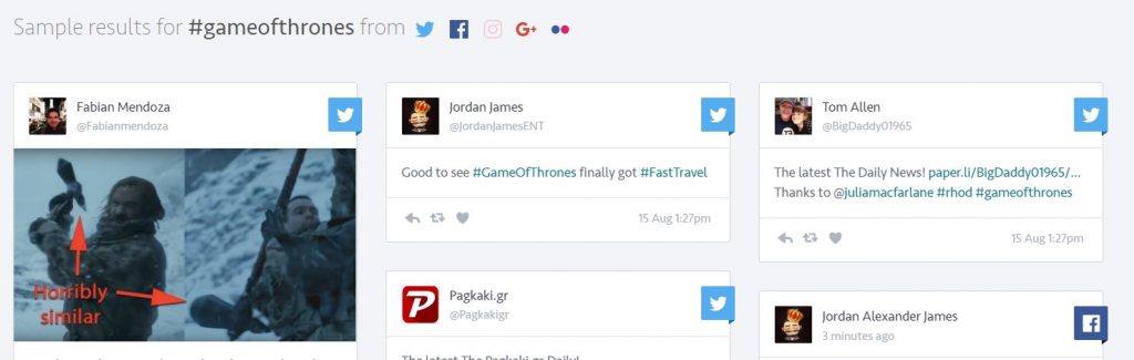 Tagboard hashtag