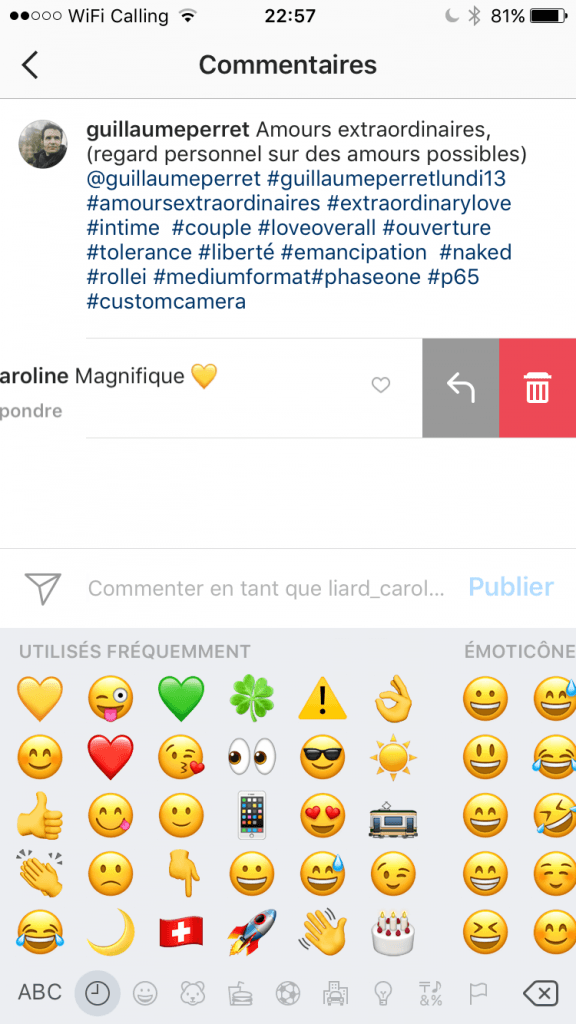 Commentaires avec pseudo