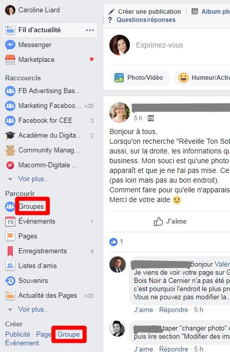 Comment créer un groupe Facebook