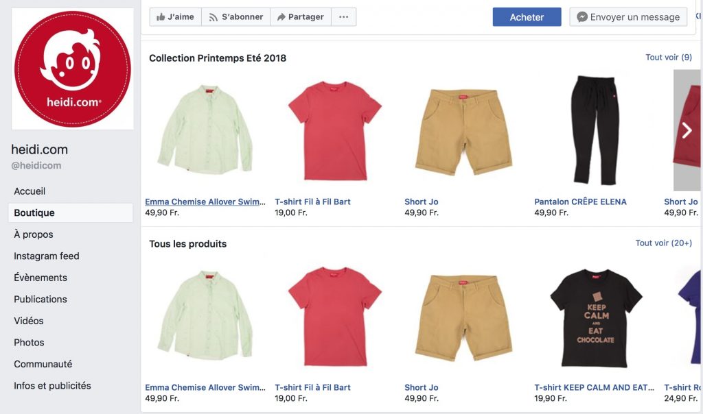 Boutique en ligne