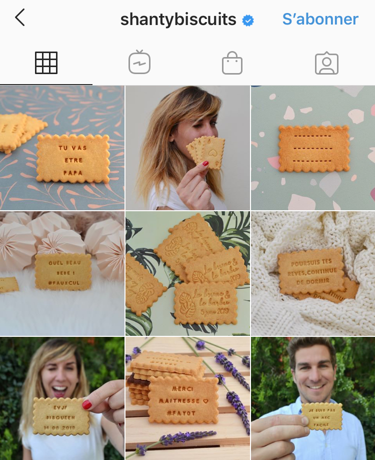 Compte Instagram Shantybiscuits 