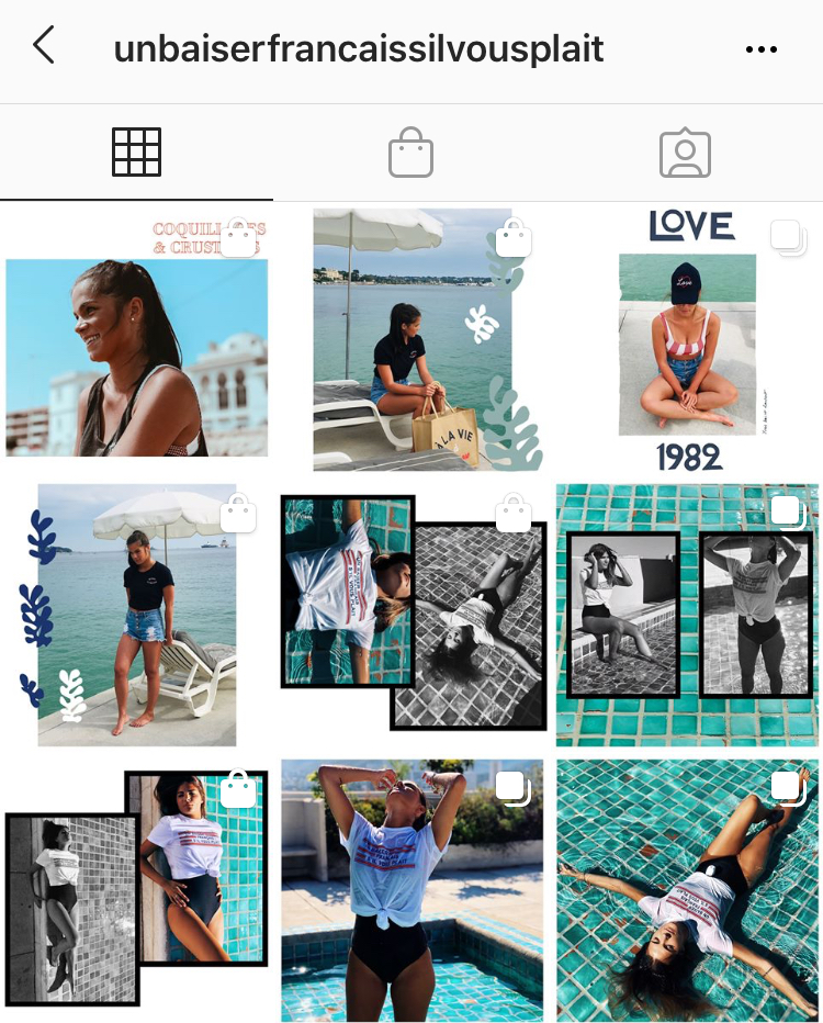 Compte Instagram unbaiserfrançaissilvousplait