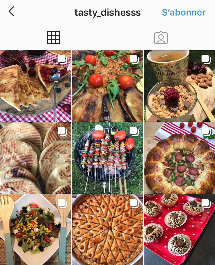 compte Instagram Tasty Dishes 